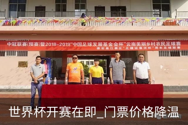世界杯开赛在即 门票价格降温